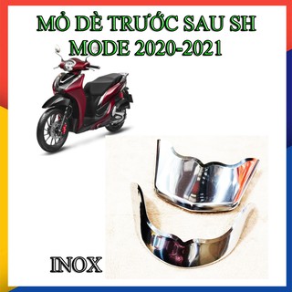 Ốp mũi dè trước sau inox xe sh mode 2020.