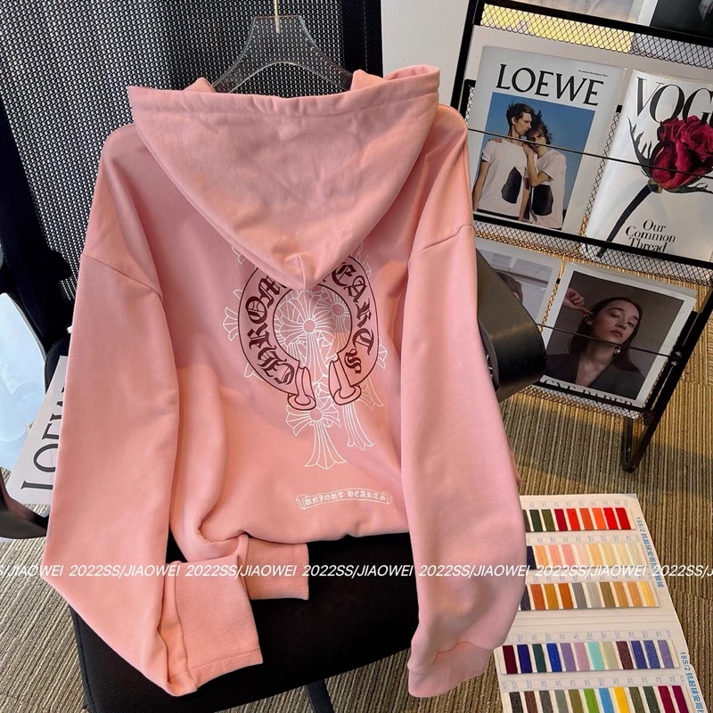 ÁO HOODIE CHROME HỒNG