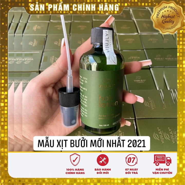 [CHÍNH HÃNG] xịt bưởi vijully, tinh dầu bưởi vijully chính hãng, tinh dầu xịt bưởi vijully date mới