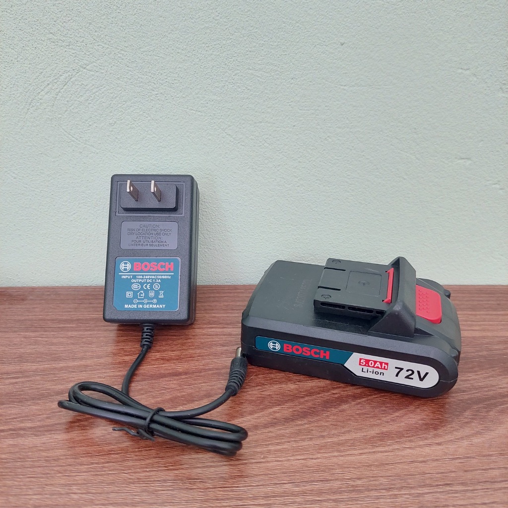 Combo pin + sạc cho máy khoan pin Bos.h 72v pin 5 cell