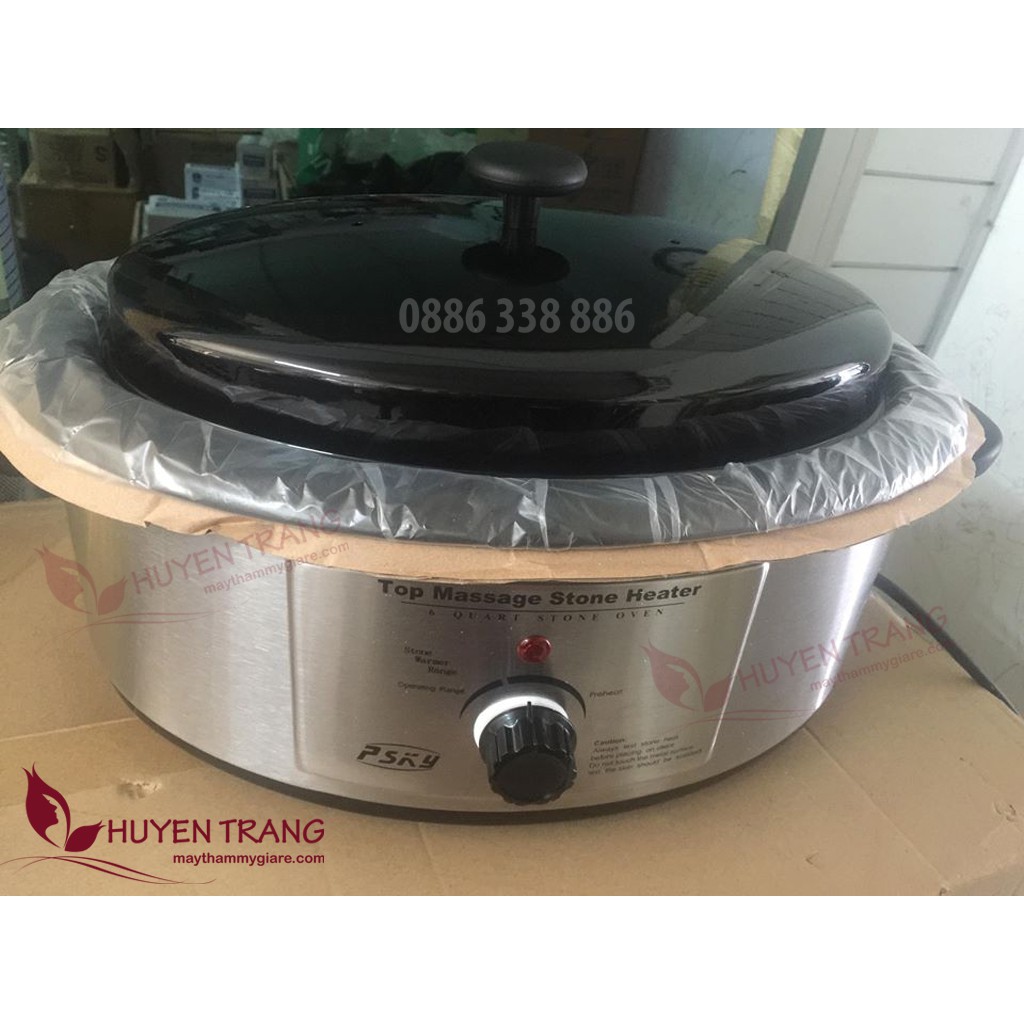 Nồi Hấp Nóng Đá Nóng Massage Body Đả Thông Kinh Lạc Công Suất Cao 750W - Thẩm Mỹ Huyền Trang NANOCEE