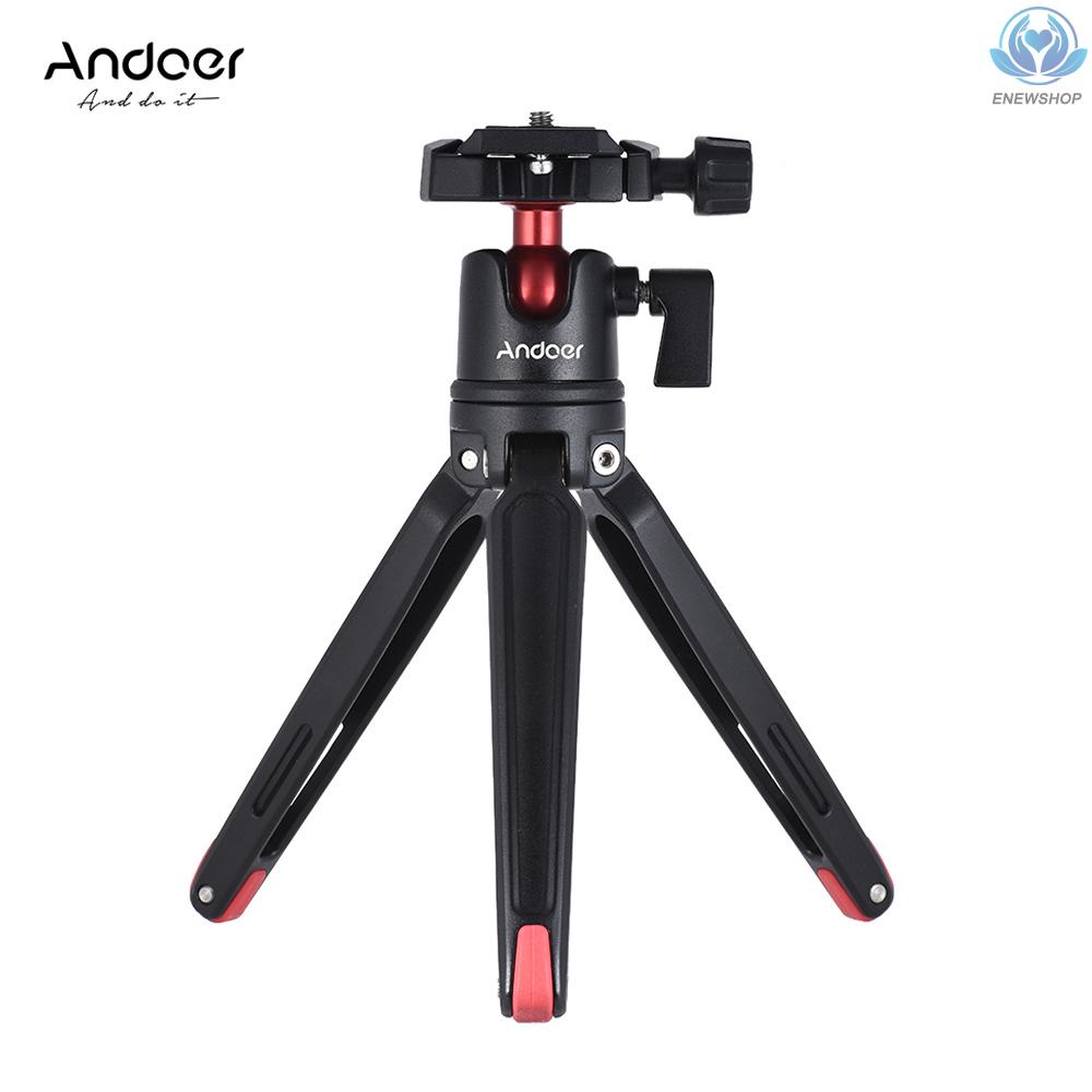 Giá Đỡ Ba Chân Andoer Mini Cầm Tay Để Bàn Cho Canon Nikon Sony Dslr Iphone X 8 7 Plus 7s 6s Samsung Huawei Honor 9 For Gopro 5