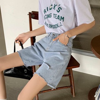 Quần jeans ngố rách pt
