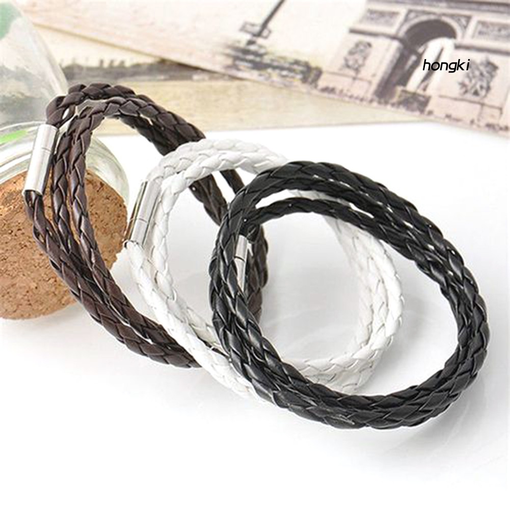 Vòng Tay Da Nhiều Sợi Phong Cách Vintage Cho Nam Và Nữ