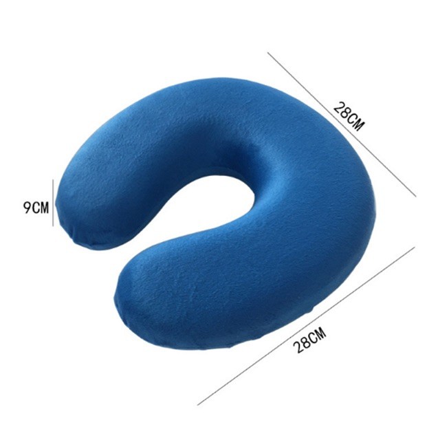 Gối kê cổ chống đau mỏi vai gáy cao cấp chất liệu cao su non