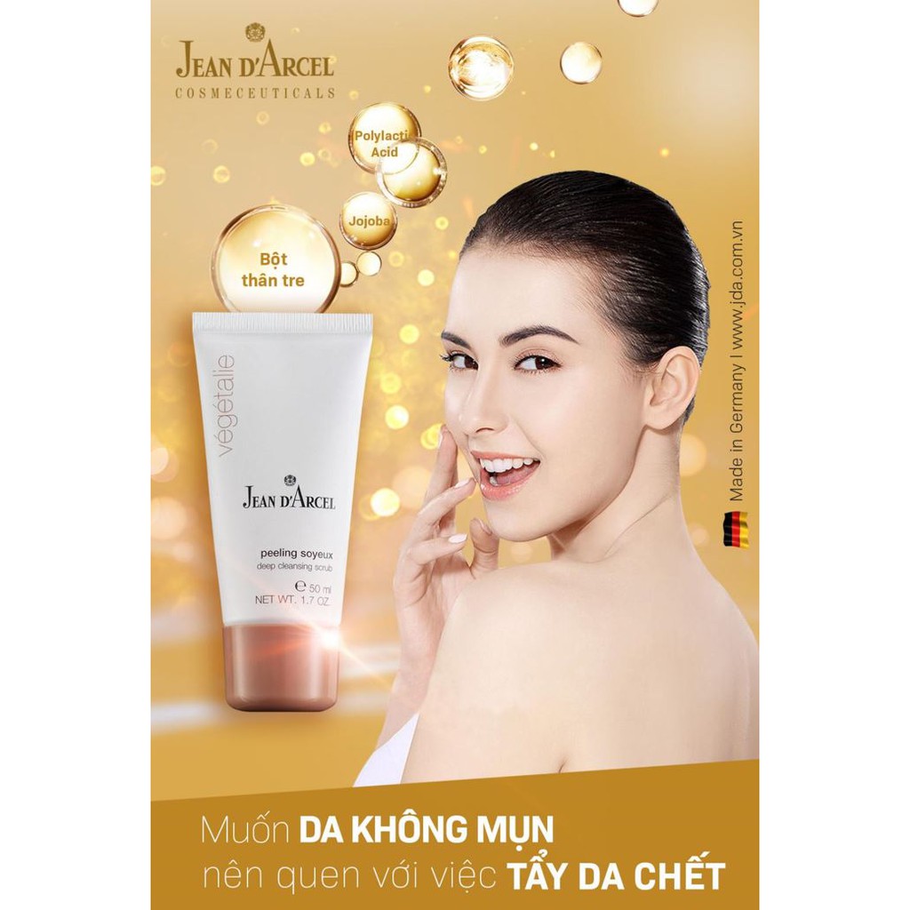 ✅[Siêu Cấp Chính Hãng] Kem dạng hạt làm sạch tế bào sừng Jean D’Arcel Deep Cleansing Scrub_50ml