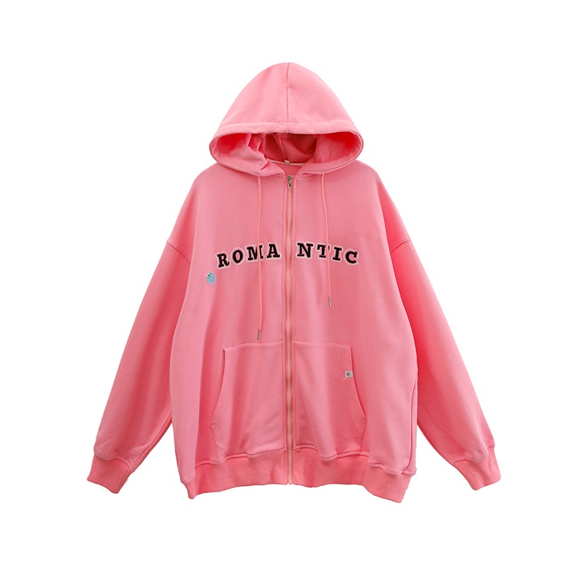 Áo Khoác Hoodie In Chữ Thời Trang Xuân Thu