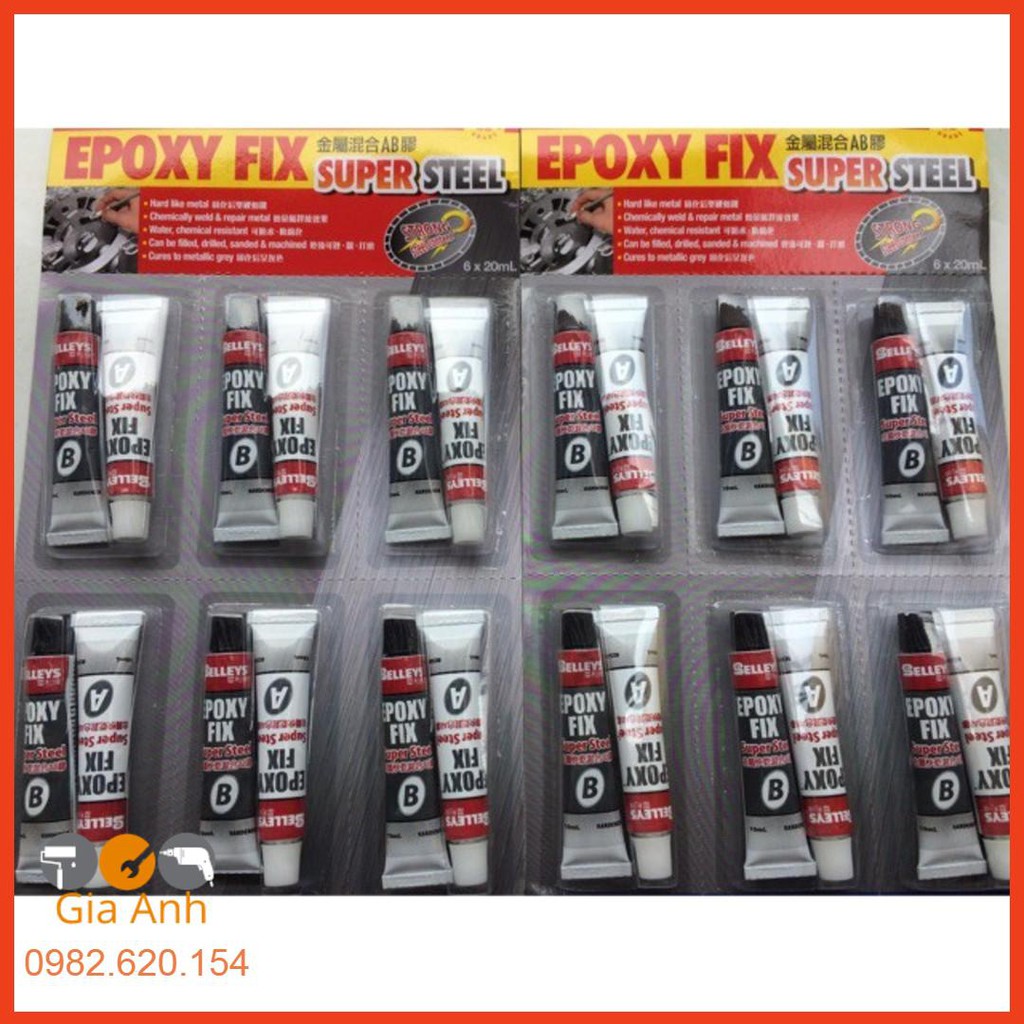Keo gắn sắt 2 thành phần epoxy