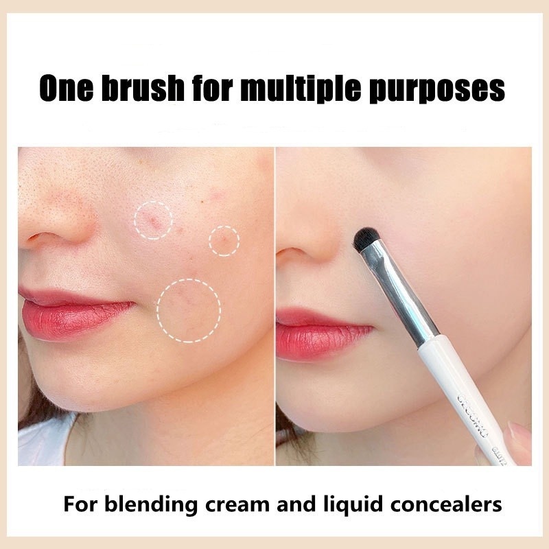 1 Cọ Trang Điểm Môi Đầu Tròn Lông Mềm Tự Nhiên Không Nhòe