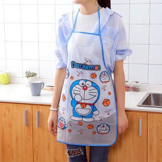 Tạp dề nấu bếp bằng nhựa chống thấm hình đáng yêu