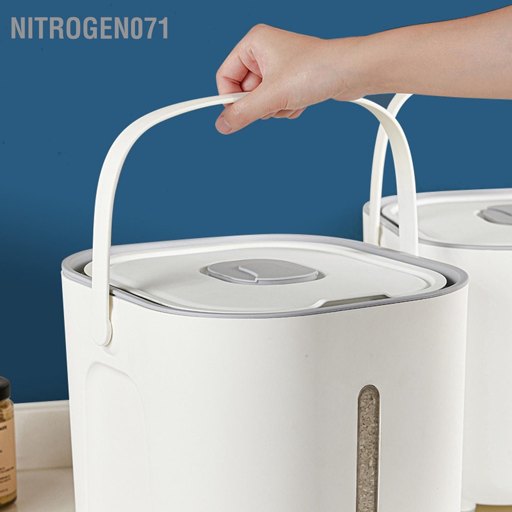 20kg Thùng Đựng Gạo Cao Cấp (Tặng Kèm Thìa đựng Gạo) - Hộp Đựng Gạo Chống Côn Trùng Chống Trượt Tiện Dụng
