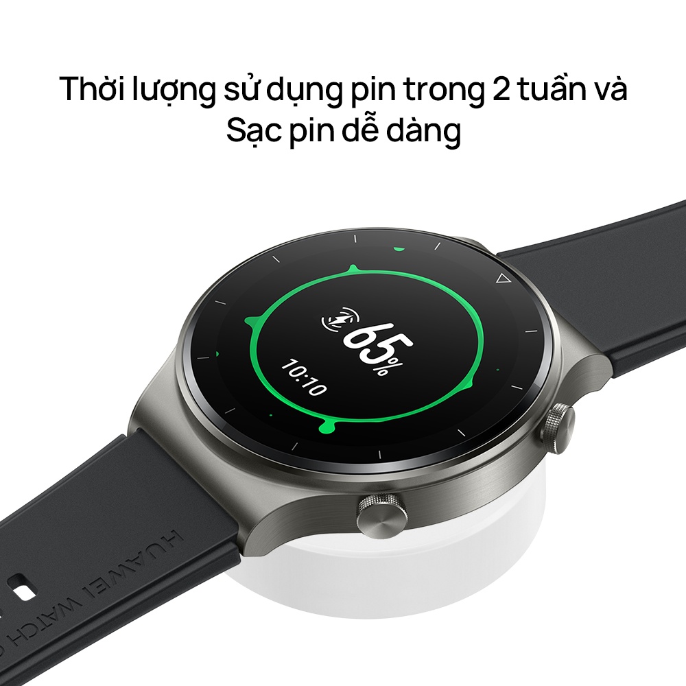 [Mã ELCN5 giảm 5% đơn 500K] Đồng hồ thông minh HUAWEI WATCH GT 2 Pro - Pin Liên Tục 2 Tuần