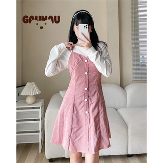 Đầm hồng nhung tăm -[Gau Nau]