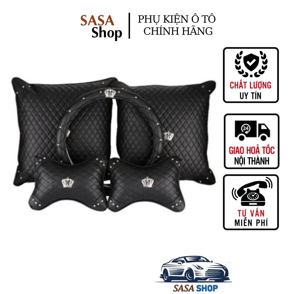 Gối Tựa Lưng Gối Tựa Cổ Vương Miện Sang Trọng Phụ Kiện Trang Trí Xe Hơi , Bọc Vô Lăng Xe Hơi