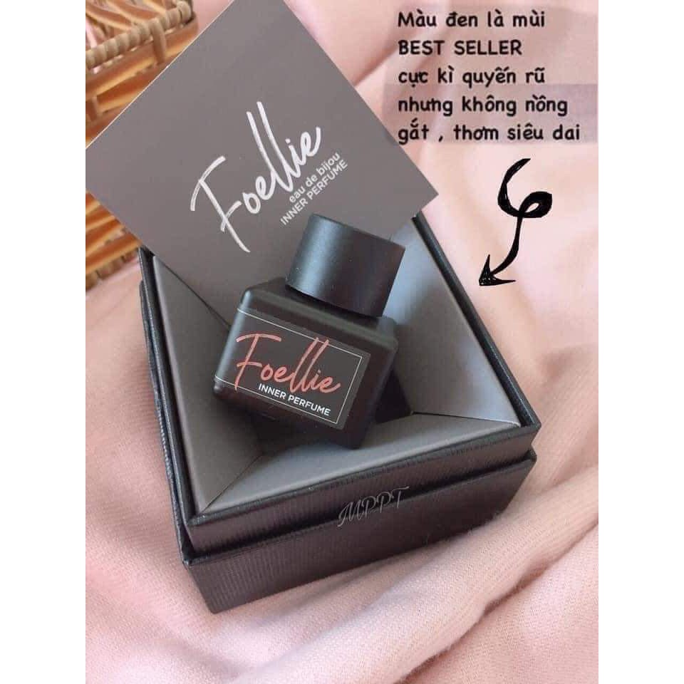 Nước hoa Foellie Eau De Innerb Perfume 5ml - Bijou (chai đen) Best Seller