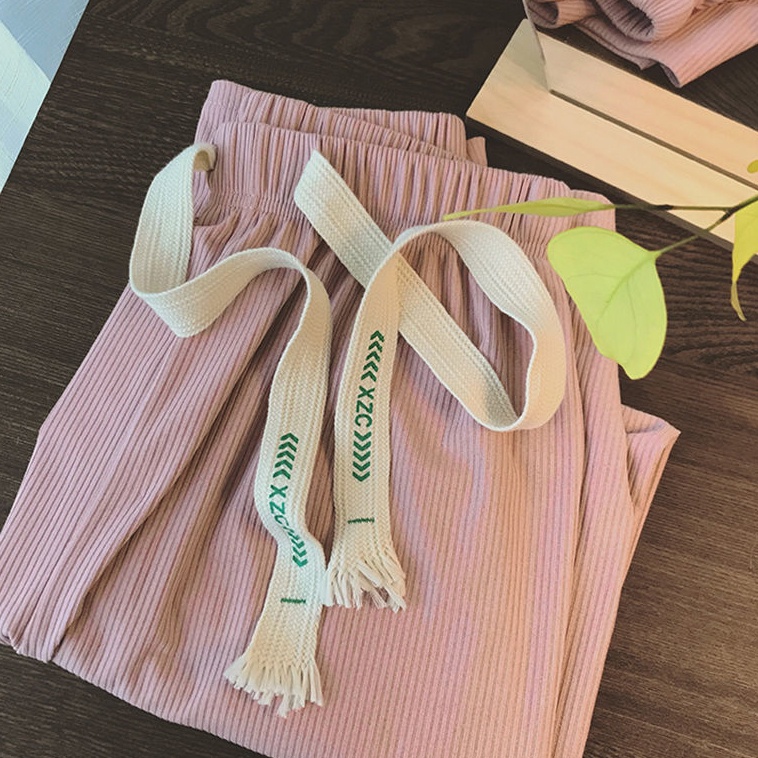 Quần ống rộng SUXI lưng cao thời trang mùa thu cho nữ