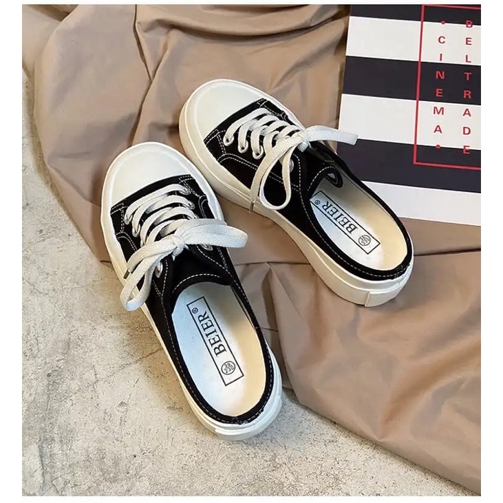 Giày sục trơn cao cấp