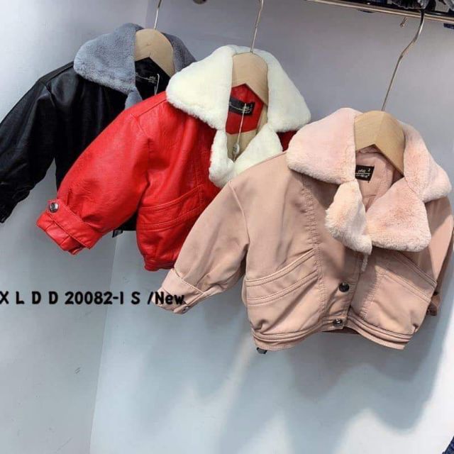 Combo áo da cổ lông