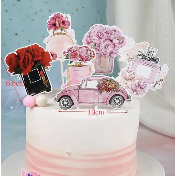 10 set cắm giấy hình nước hoa
