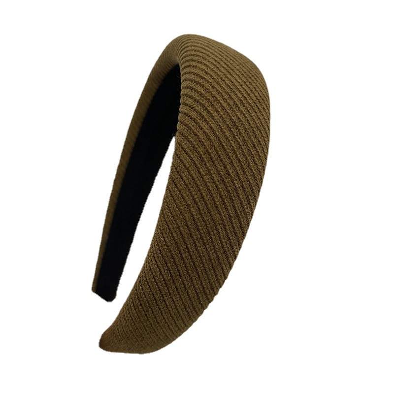 Băng Đô Cài Tóc Màu Trơn Họa Tiết Kẻ Sọc Thời Trang Cho Nữ