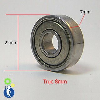Vòng Bi Trục 8mm 8x22x7mm