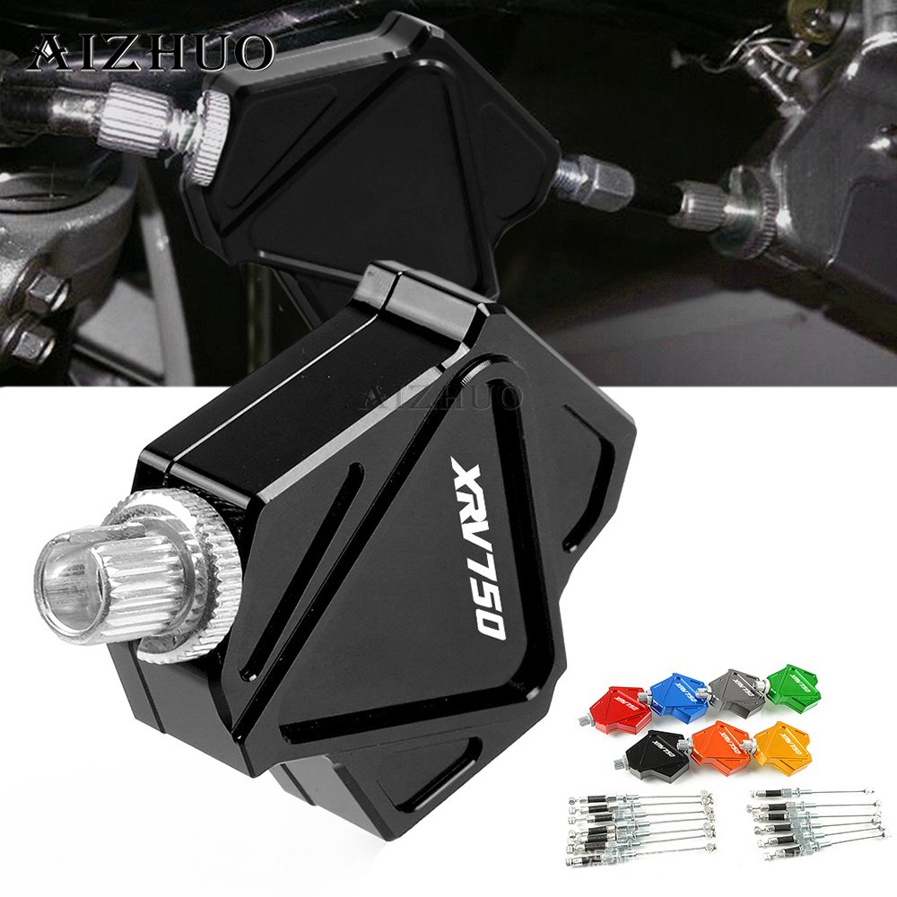 Motorcycle CNC Aluminum Easy Pull Stunt Clutch Lever Moto Cable System For Honda XRV750 L-Y AFRICA TWIN 1990-2003