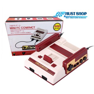 Máy Chơi Game 4 Nút FC Compact HDMI Tích Hợp Sẵn 600 Games Cổ Điển