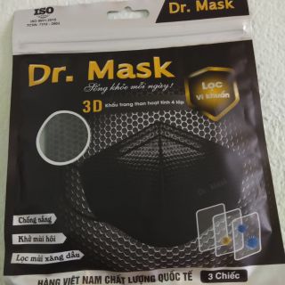 Khẩu Trang 3D Dr Mask 1 Gói 3 Cái