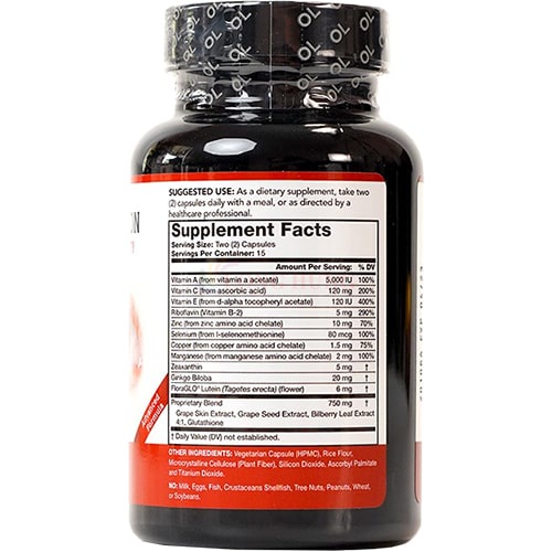 Viên uống Olympian Labs Nutra - Vision With Lutein & Bilberry hỗ trợ tăng cường thị lực