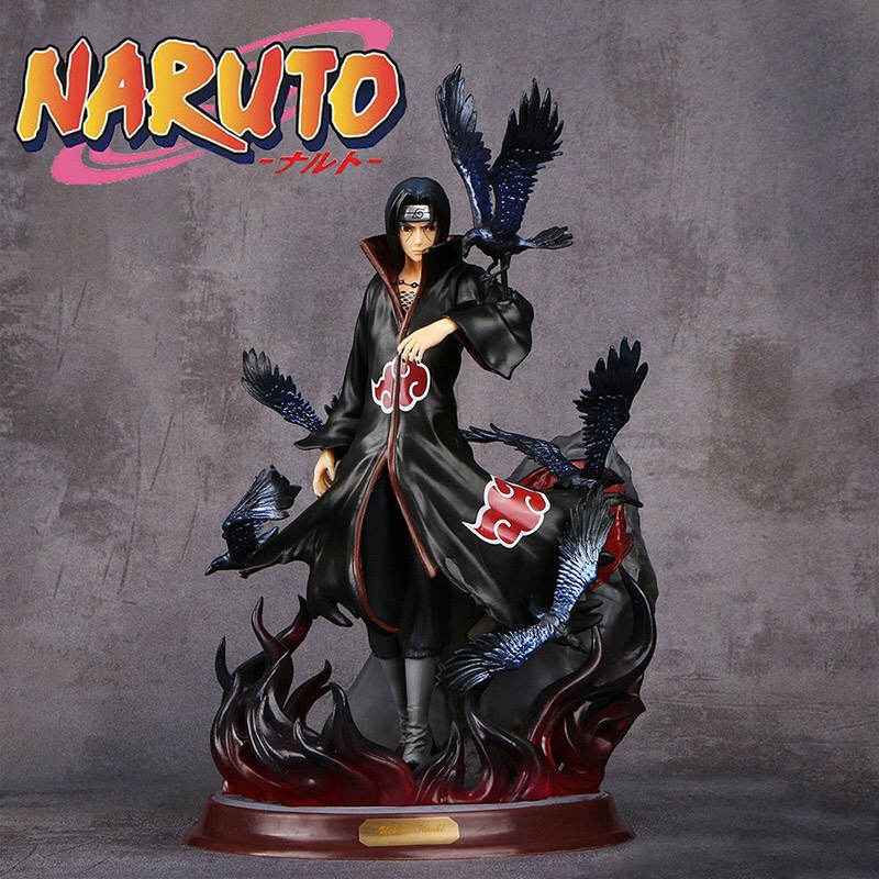 [ Freeship + Hàng Có Sẵn] Mô Hình Uchiha Itachi quạ đen 28cm tổ chức Akatsuki Mô Hình Naruto