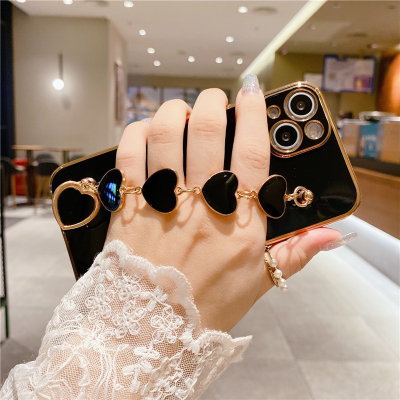 Ốp Điện Thoại TPU Có Dây Đeo Cho OPPO A15 A15S A35 A16 A5 A3S A36 A76 A72 A92 A52 A32 A33 A53 A54 A56