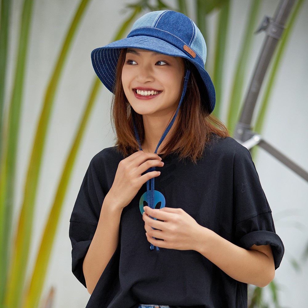 Mũ cao bồi OhSunny vành rộng che nắng UPF50+