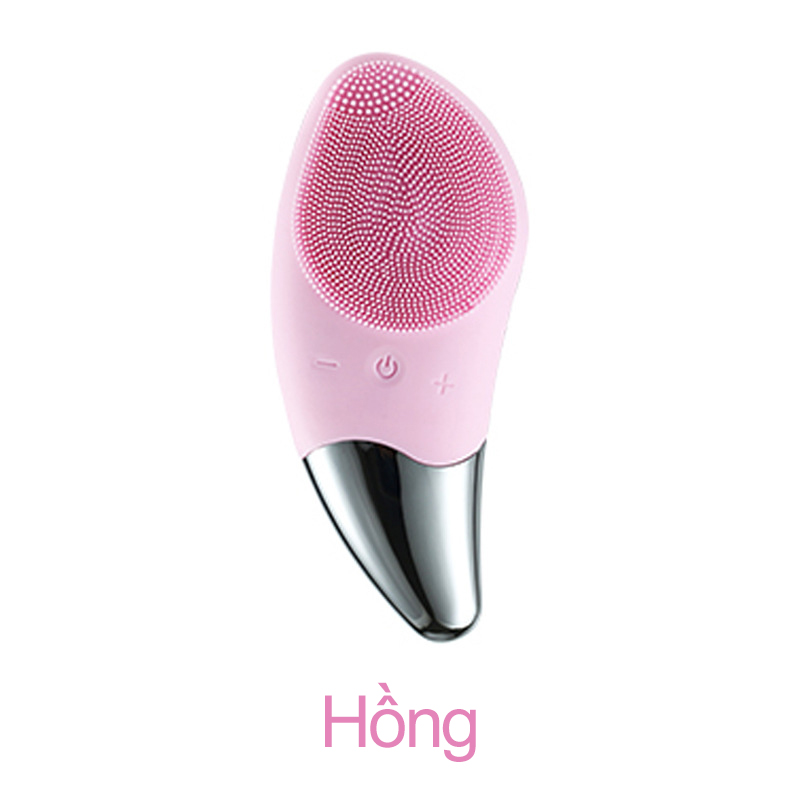 Bảo hành 1 tháng- Máy Rửa Mặt -Máy massage rửa mặt cầm tay Silicon BR-020