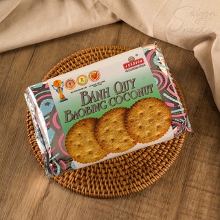 Bánh Quy Coconut cracker Bạc tròn 178g