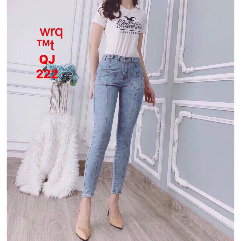 [Freeship] QUẦN JEAN NỮ LƯNG CAO SIÊU ĐẸP THỜI TRANG ANGEL TN100