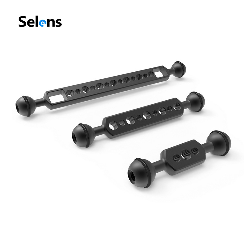 Khớp nối hai đầu tròn Selens gắn máy quay phim tiện dụng