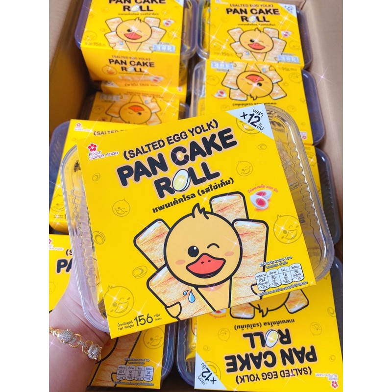 Bánh quế con vịt Pan cake trứng muối - Thái