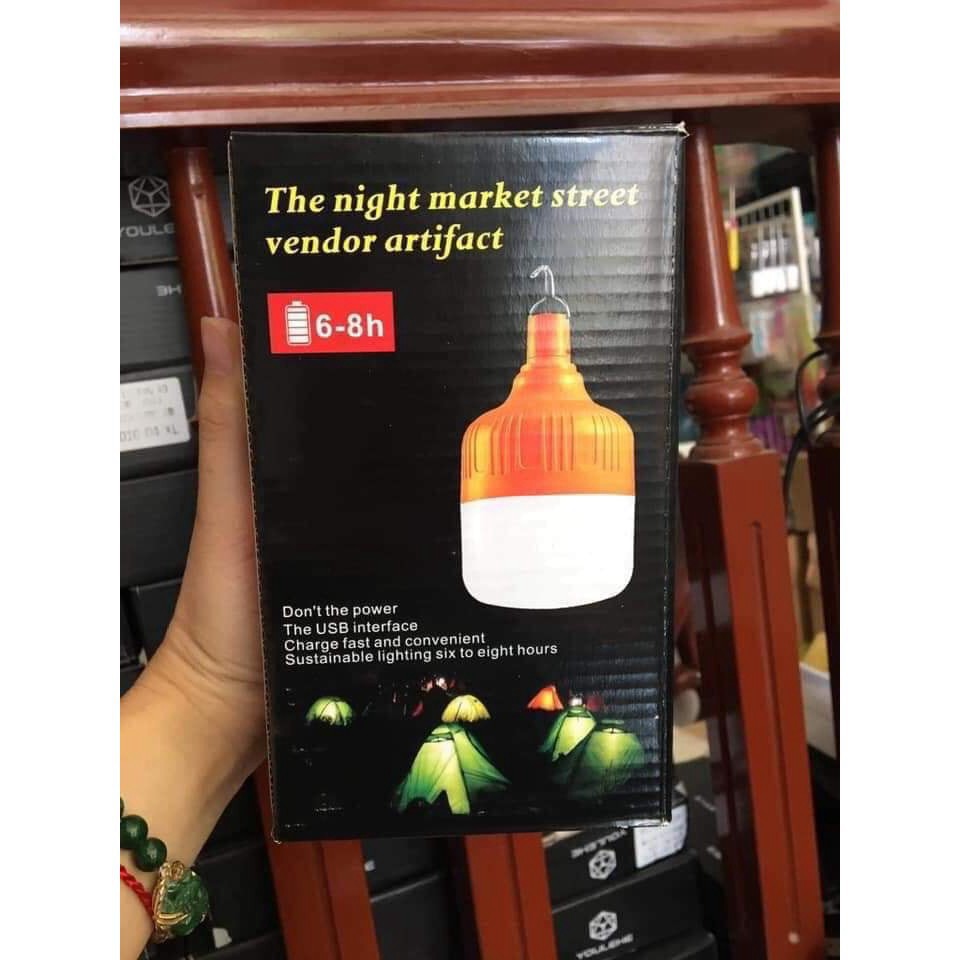 Bóng Đèn Led  FreeShip Bóng Đèn Tích Điện Cho Gia Đình Bạn