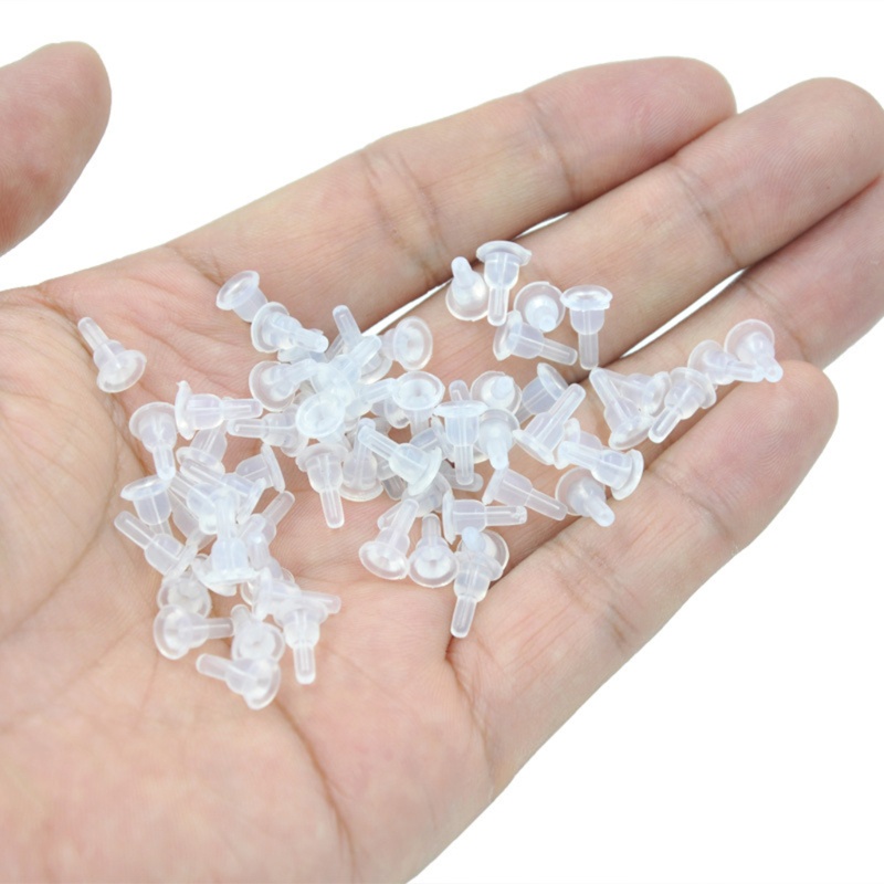 Set 50 Nút Đệm Silicon Thay Thế Cho Bông Tai