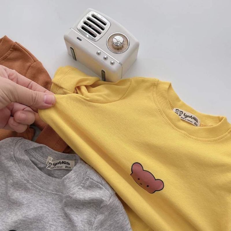 SET 3BỘ GẤU CHẤT COTTON BOZIP CHO BÉ SIÊU ĐẸP