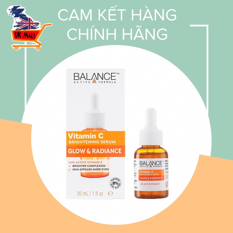 (phân phói chính hãng ) TInh chất dưỡng Balance  SÁNG DA, GIẢM THÂM VITAMIN C POWER SERUM