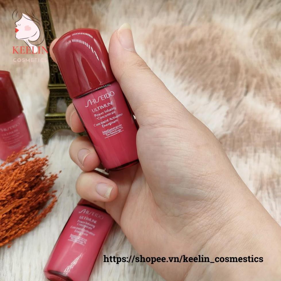 Tinh Chất Dưỡng Da Shiseido Ultimune Power Infusing Concentrate 10ml - bảo vệ làn da khỏe mạnh rạng rỡ