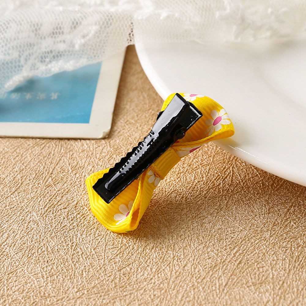 Bộ 10 kẹp nơ hoa xinh xắn cho bé gái