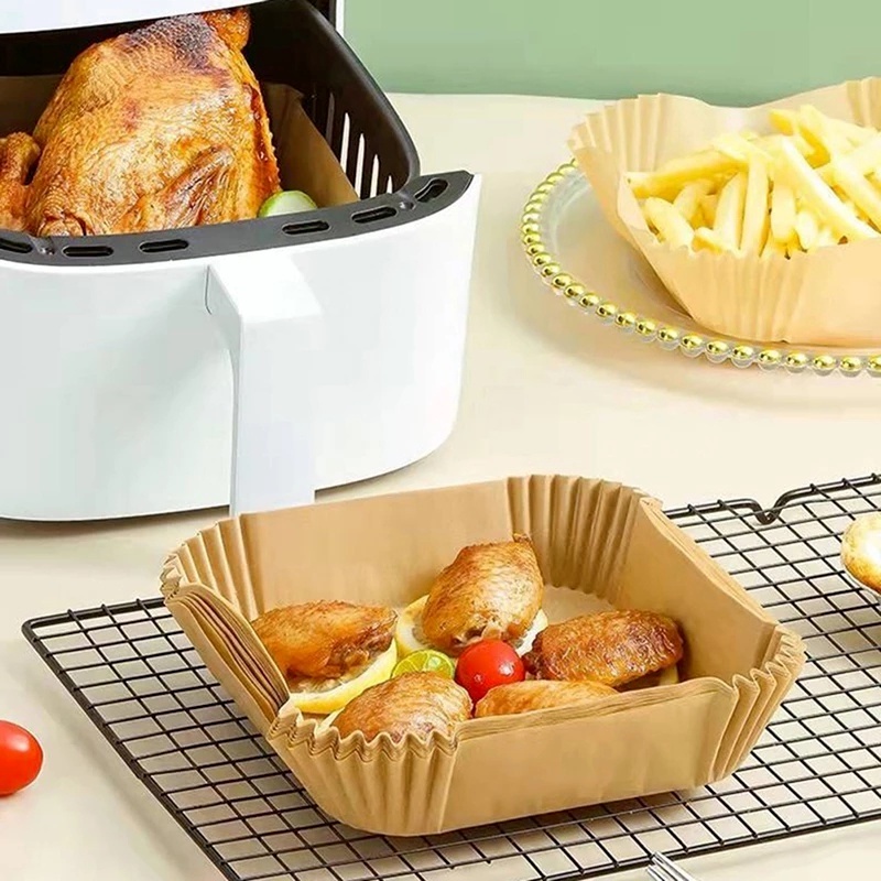 Bộ 50/100 Tấm Lót Nướng Bánh Hình Chữ Nhật Cách Nhiệt Tiện Dụng