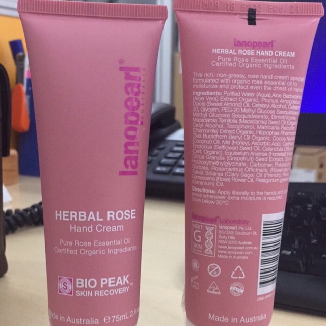 BIO PEAK HERBAL HAND CREAM LANOPEARL