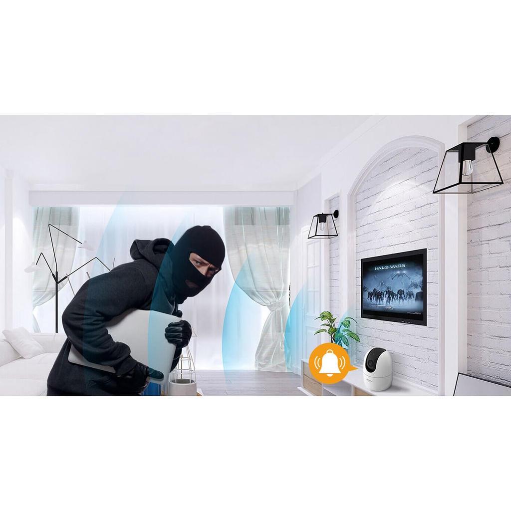 Camera wifi IMOU A22ep/ A1-2022, xoay 360 độ, FullHD 1080/2M, đàm thoại 2 chiều, hồng ngoại, báo động qua điện thoại