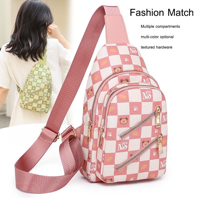 Túi Đeo Chéo Trước Ngực Cỡ Lớn Phong Cách Mới Cho Nữ