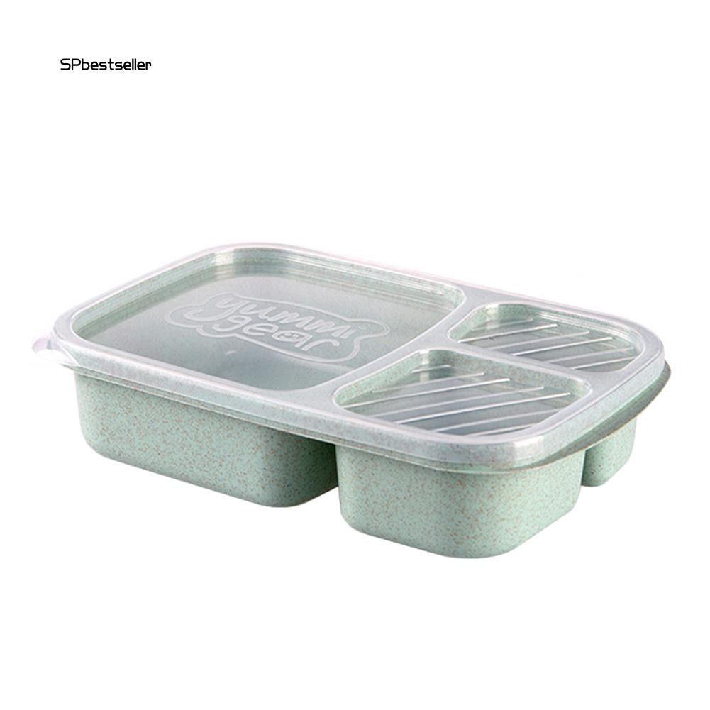 Hộp cơm trưa bằng nhựa PP 3 ngăn đựng