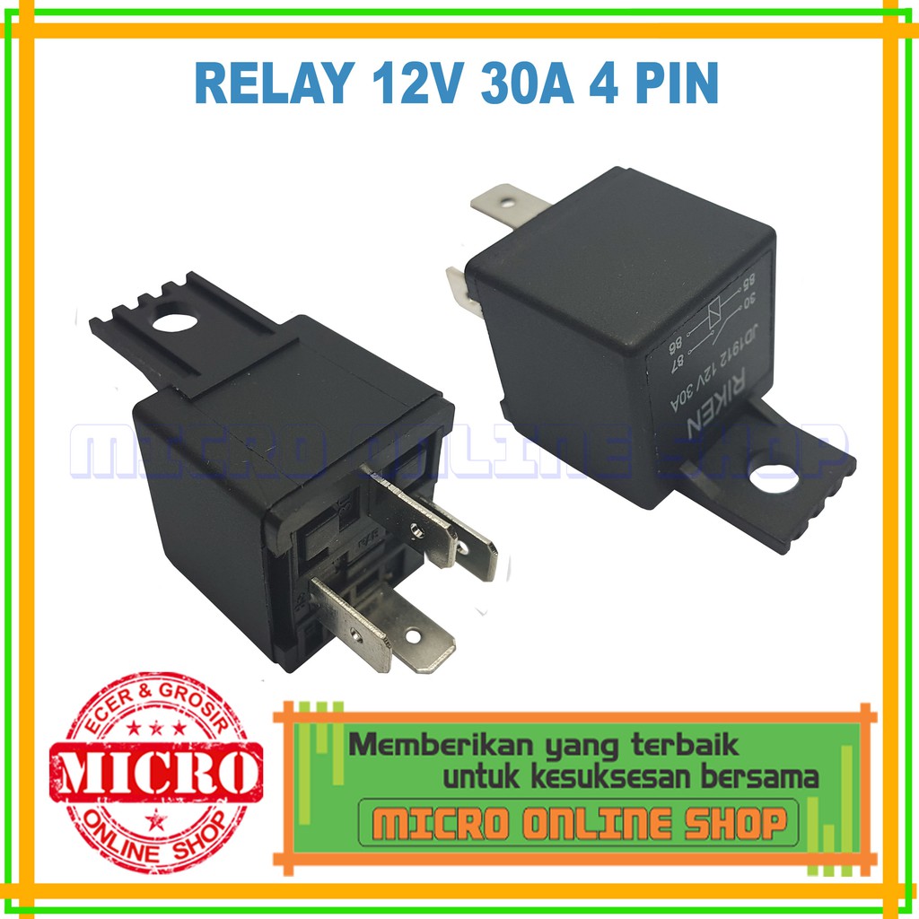 Rơ Le 4 Chân 12v 30a 12 Volt 30 Ampere