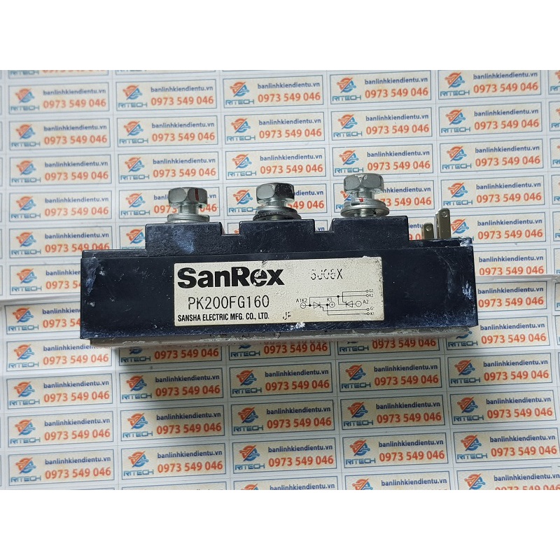 PK200FG160 Thyristor kép 200A 1600V